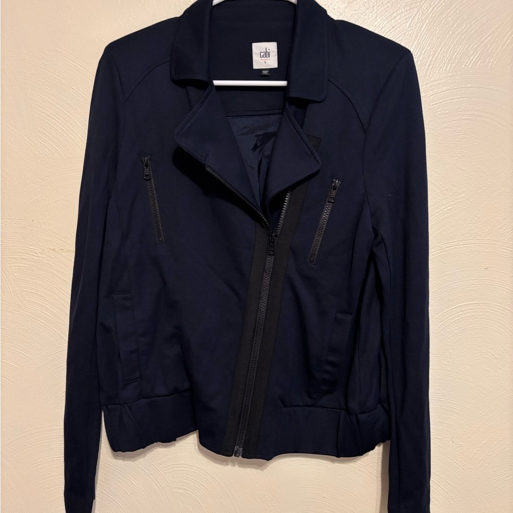 CAbi Blue Bomber Jacket Stylish and Versatile